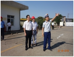 太阳集团8722c油库迎接湘潭高新区安全生产专项检查 太阳集团8722c油库迎接湘潭高新区安全生产专项检查